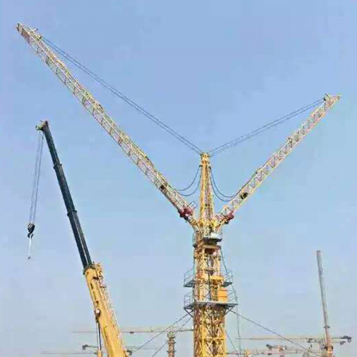 Special crane for the installation of uhv power tower